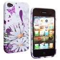 SOFTY09-IP4 - Housse SoftyGel Flower pour iPhone 4