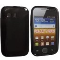 SOFTYGLOSS-S5360-NO - Housse Softygel noire glossy Samsung Galaxy Y S5360