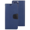 SONATA-IP13PMAXBLEU - Etui folio Mercury Sonata iPhone 13 Pro Max rabat latéral bleu patte aimantée