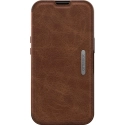 STRADA-IP13PROMARRON - Etui folio iPhone 13 Pro Otterbox gamme Strada en cuir coloris marron