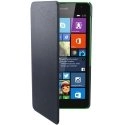 SWFOLIOLUMIA535NOIR - Etui folio à rabat aspect cuir noir Nokia Lumia 535