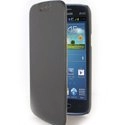 SWFOLIONOIRCORE - Etui folio à rabat en cuir noir Samsung Galaxy Core i8260