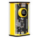 TACT-C496KJAUNE - Batterie PowerBank Tactical de 9600 mAh coloris noir et jaune gamme C4