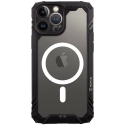 TACTCHUNKMAG-IP14PMAX - Coque iPhone 14 Pro Max Tactical Chunky Mantis MagSafe (bumper noir et dos transparent)