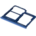 TIROIR-A40BLEU - Tiroir SIM + carte mémoire Galaxy A40 coloris bleu