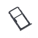 TIROIR-MATE10LITENOIR - Tiroir Huawei Mate Lite pour carte Nano-SIM et microSD coloris noir