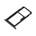 TIROIR-P10LITENOIR - Tiroir Huawei P10 Lite pour carte Nano-SIM et microSD coloris noir