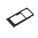 TIROIR-PSMARTNOIR - Tiroir Huawei P-Smart pour carte Nano-SIM et microSD coloris noir