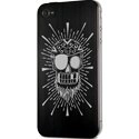 TOPALU-IP4SKULL2 - Plaque arrière repositionnable Skull 2 pour iPhone 4 et 4S