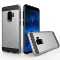 TOUGHARMOR-S9GRIS - Coque renforcée Galaxy S9 hybride antichoc coloris gris