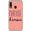 TPU0A40CHIEUSEROSE - Coque souple pour Samsung Galaxy A40 avec impression Motifs Chieuse d'Amour rose