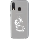 TPU0A40DRAGONTRIBAL - Coque souple pour Samsung Galaxy A40 avec impression Motifs dragon tribal