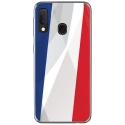 TPU0A40DRAPFRANCE - Coque souple pour Samsung Galaxy A40 avec impression Motifs drapeau de la France