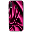 TPU0A40SOIEROSE - Coque souple pour Samsung Galaxy A40 avec impression Motifs soie drapée rose