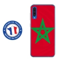 TPU0A50DRAPMAROC - Coque souple pour Samsung Galaxy A50 avec impression Motifs drapeau du Maroc