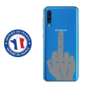 TPU0A50MAINDOIGT - Coque souple pour Samsung Galaxy A50 avec impression Motifs doigt d'honneur
