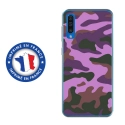 TPU0A50MILITAIREROSE - Coque souple pour Samsung Galaxy A50 avec impression Motifs Camouflage militaire rose