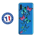 TPU0A50PAPILLONS - Coque souple pour Samsung Galaxy A50 avec impression Motifs papillons colorés