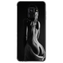 TPU0A8PLUS18FEMMENUE - Coque souple pour Samsung Galaxy A8-Plus 2018 avec impression Motifs femme dénudée