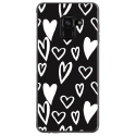 TPU0A8PLUS18LOVE2 - Coque souple pour Samsung Galaxy A8-Plus 2018 avec impression Motifs Love coeur 2