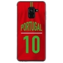 TPU0A8PLUS18MAILLOTPORTUGAL - Coque souple pour Samsung Galaxy A8-Plus 2018 avec impression Motifs Maillot de Football Portugal