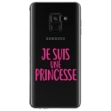 TPU0A8PLUS18PRINCESSE - Coque souple pour Samsung Galaxy A8-Plus 2018 avec impression Motifs Je suis une princesse