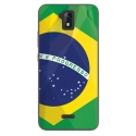 TPU0ALTICES51DRAPBRESIL - Coque souple pour Altice S51 avec impression Motifs drapeau du Brésil