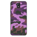 TPU0ALTICES51MILITAIREROSE - Coque souple pour Altice S51 avec impression Motifs Camouflage militaire rose