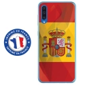 TPU0GALA70DRAPESPAGNE - Coque souple pour Samsung Galaxy A70 avec impression Motifs drapeau de l'Espagne
