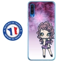 TPU0GALA70MANGAVIOLETTA - Coque souple pour Samsung Galaxy A70 avec impression Motifs manga fille violetta