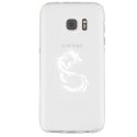 TPU0GALS7DRAGONTRIBAL - Coque souple pour Samsung Galaxy S7 SM-G930 avec impression Motifs dragon tribal