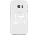 TPU0GALS7DRAPBREIZH - Coque souple pour Samsung Galaxy S7 SM-G930 avec impression Motifs drapeau Breton I Love Breizh