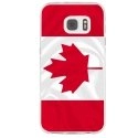 TPU0GALS7DRAPCANADA - Coque souple pour Samsung Galaxy S7 SM-G930 avec impression Motifs drapeau du Canada