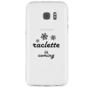 TPU0GALS7RACLETTECOMING - Coque souple pour Samsung Galaxy S7 SM-G930 avec impression Motifs raclette is coming