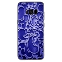 TPU0GALS8PLUSARABESQUEBLEU - Coque souple pour Samsung Galaxy S8 Plus avec impression Motifs arabesque bleu