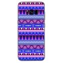 TPU0GALS8PLUSAZTEQUEBLEUVIO - Coque souple pour Samsung Galaxy S8 Plus avec impression Motifs aztèque bleu et violet
