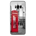 TPU0GALS8PLUSCABINEUK - Coque souple pour Samsung Galaxy S8 Plus avec impression Motifs cabine téléphonique UK rouge