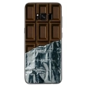 TPU0GALS8PLUSCHOCOLAT - Coque souple pour Samsung Galaxy S8 Plus avec impression Motifs tablette de chocolat