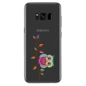 TPU0GALS8PLUSCHOUETTEBRANCHE - Coque souple pour Samsung Galaxy S8 Plus avec impression Motifs chouette sur une branche