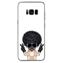 TPU0GALS8PLUSDOGGANGSTER - Coque souple pour Samsung Galaxy S8 Plus avec impression Motifs bulldog gangster