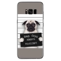 TPU0GALS8PLUSDOGPRISONTRISTE - Coque souple pour Samsung Galaxy S8 Plus avec impression Motifs bulldog prisonnier