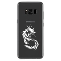 TPU0GALS8PLUSDRAGONTRIBAL - Coque souple pour Samsung Galaxy S8 Plus avec impression Motifs dragon tribal