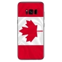 TPU0GALS8PLUSDRAPCANADA - Coque souple pour Samsung Galaxy S8 Plus avec impression Motifs drapeau du Canada