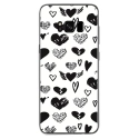 TPU0GALS8PLUSLOVE1 - Coque souple pour Samsung Galaxy S8 Plus avec impression Motifs Love coeur 1