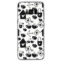 TPU0GALS8PLUSLOVE3 - Coque souple pour Samsung Galaxy S8 Plus avec impression Motifs Love coeur 3