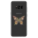 TPU0GALS8PLUSPAPILLONSEUL - Coque souple pour Samsung Galaxy S8 Plus avec impression Motifs papillon psychédélique