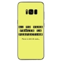 TPU0GALS8PLUSPERFECTIONJAUNE - Coque souple pour Samsung Galaxy S8 Plus avec impression Motifs frôler la perfection jaune