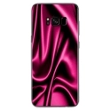 TPU0GALS8PLUSSOIEROSE - Coque souple pour Samsung Galaxy S8 Plus avec impression Motifs soie drapée rose