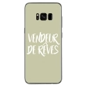 TPU0GALS8PLUSVENDREVEVERT - Coque souple pour Samsung Galaxy S8 Plus avec impression Motifs vendeur de rêves vert