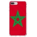 TPU0IP7PLUSDRAPMAROC - Coque souple pour Apple iPhone 7 Plus avec impression Motifs drapeau du Maroc